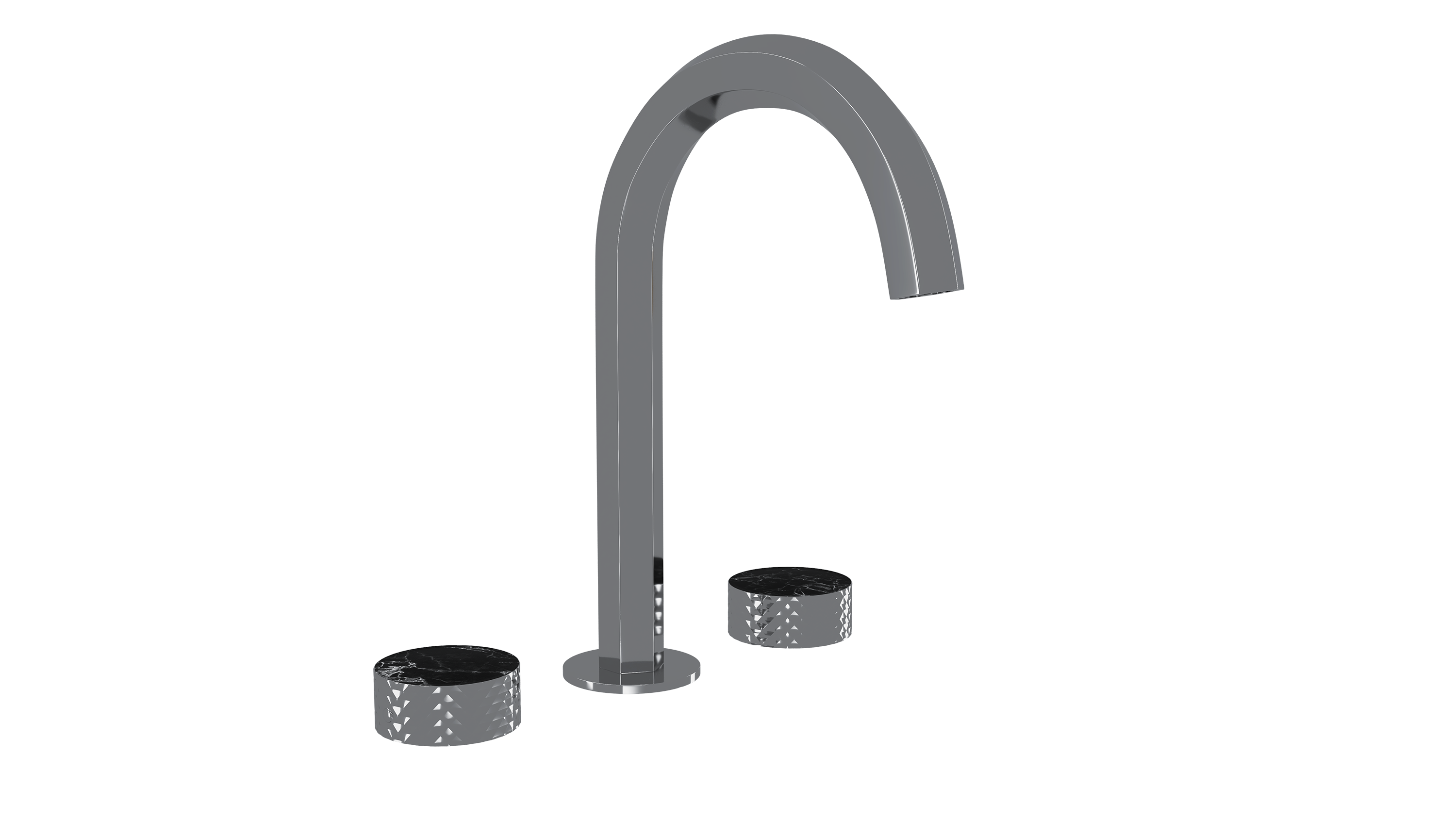 Venezia 3 Hole Basin Mixer Table Mount